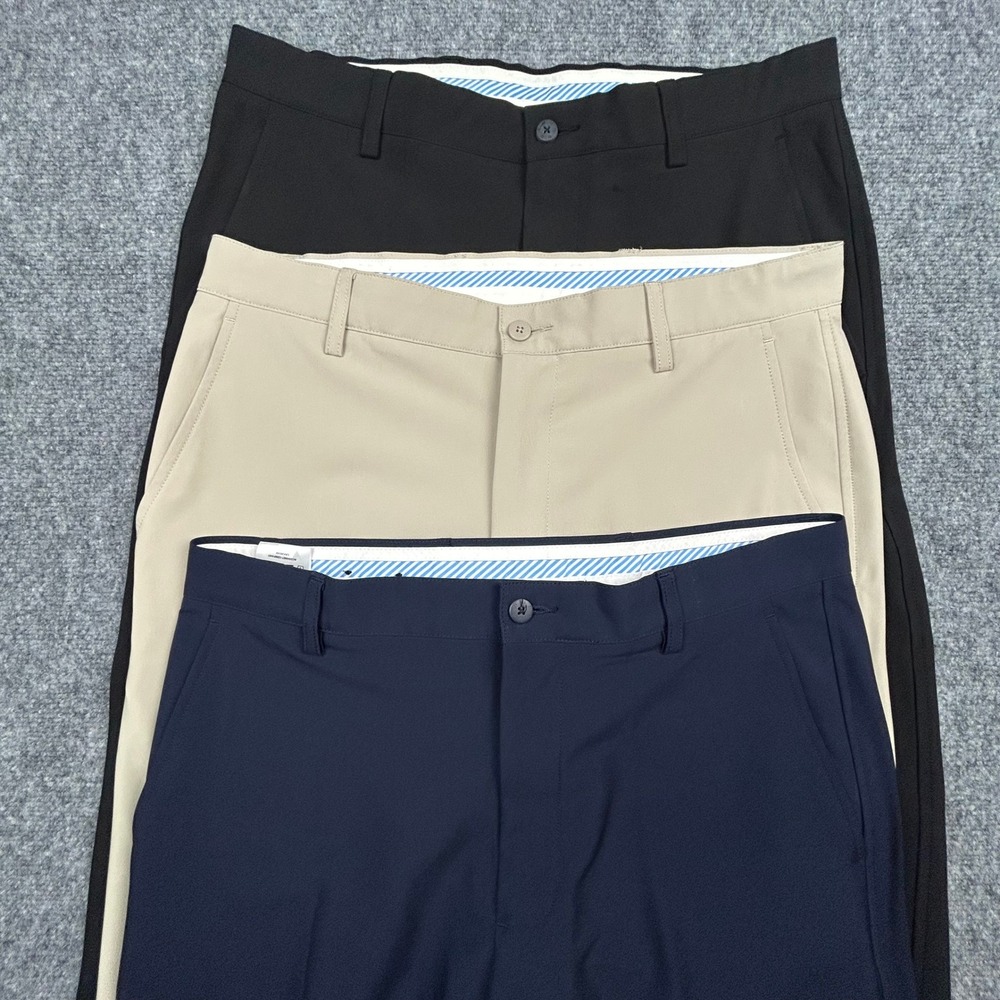 FootJoy Golf Pants Mens 34x32 Chino Performance Stretch Flat Front Lot of 3